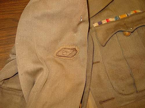 WW1 British Officer's Uniform (MGC/tank?) and Field book