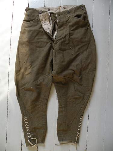 WW1 officers trousers?