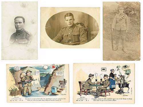 WWI period postcards