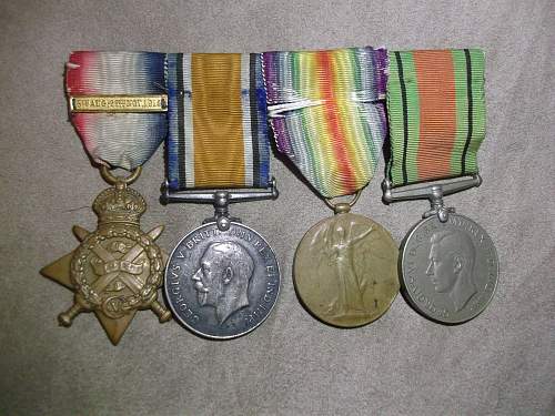 1914 Trio And Defence Medal Group