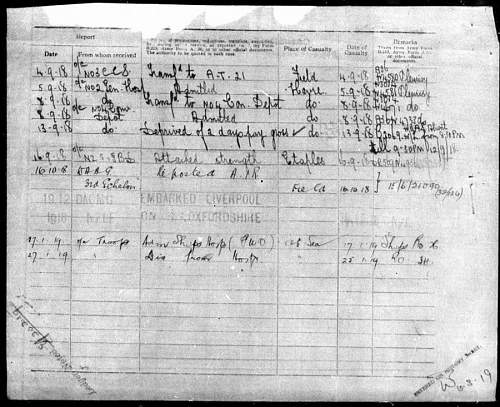 New Zealander WW1 records