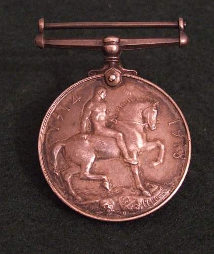Interesting 1914-18 war medal