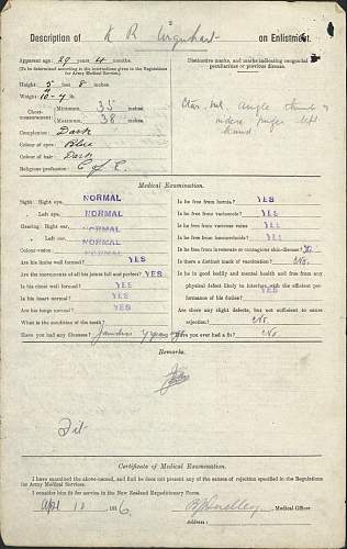 New Zealander WW1 records