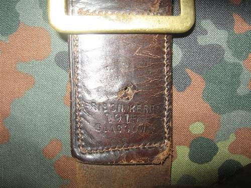 British 1915 dated Belt