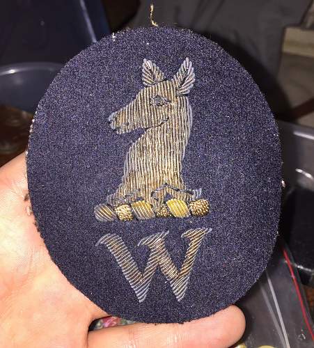 Looking for help with patch from estate sale