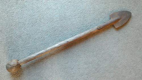 Unusual 1917 dated tool,possibly trench club spear