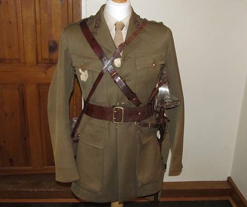 WW1 British officer mannequin