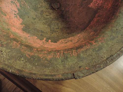 WW1 doughboy helmet with paint. Camo or not?