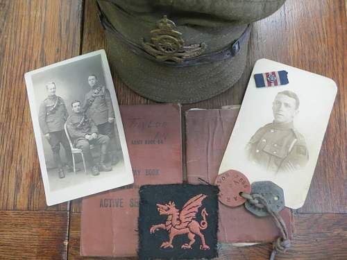 3555 Sgt A R Taylor MM and Bar 38th Welsh Div