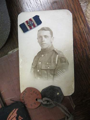 3555 Sgt A R Taylor MM and Bar 38th Welsh Div