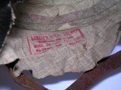 WW1 rimless helmet liner