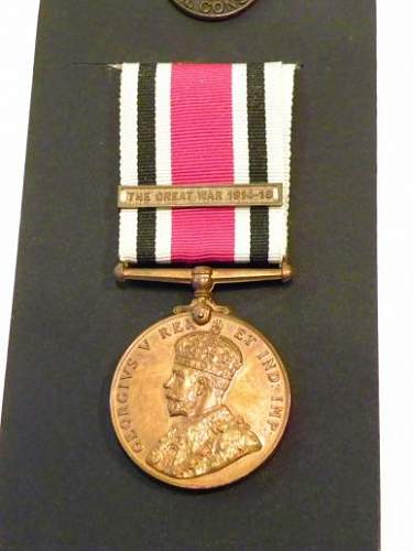 WW1 Special Constable's medal