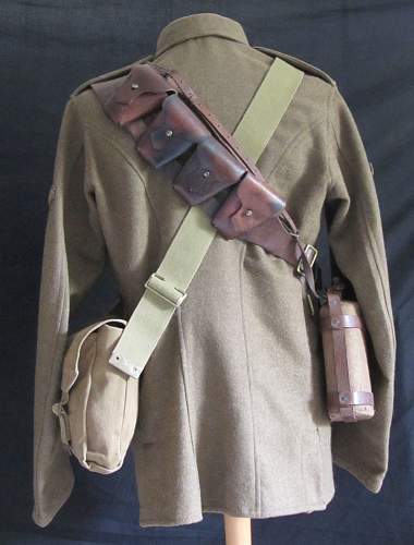 Ww1 british army cavalry troopers equipment on 02 service dress jacket