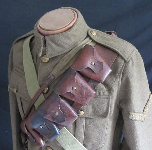 Ww1 british army cavalry troopers equipment on 02 service dress jacket