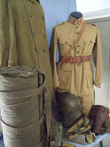 The two trunk-uniform grouping of Lewis C. Gilger; American Field Service SSU 69