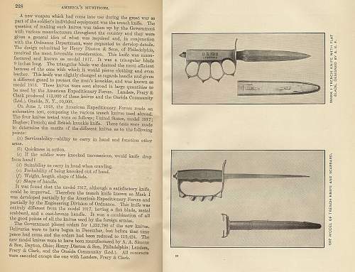 The U.S. M-1917 &amp; M-1918 Trench Knives’ Thread (Yes, just the wooden handled ones).