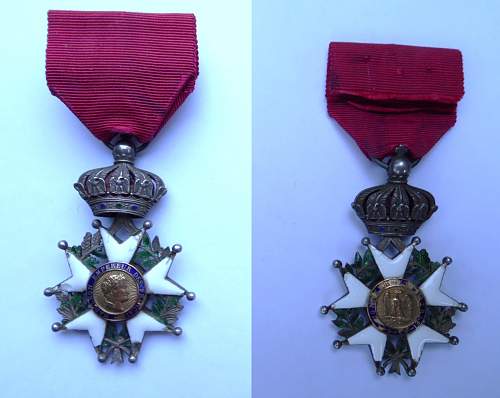 My first French legion d'honneur