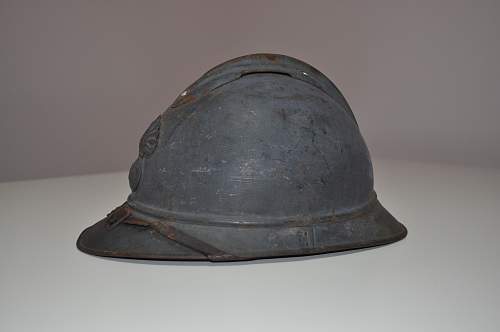 French Adrian helmets 1915