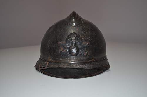 French Adrian helmets 1915