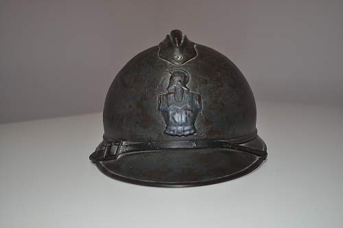 French Adrian helmets 1915