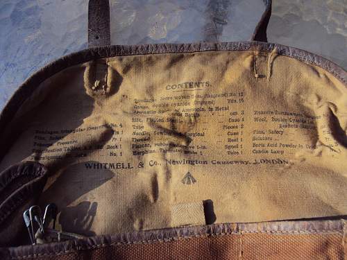 WW1 Medics bag ID