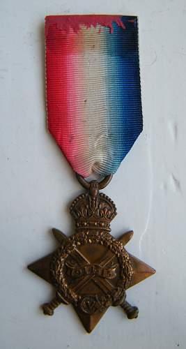 15th Bn Carmarthenshire Pals 15 star