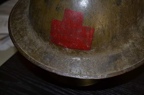 WW1 Canadian CEF MKI Brodie  Helmet 10th Battalion
