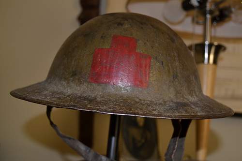 WW1 Canadian CEF MKI Brodie  Helmet 10th Battalion