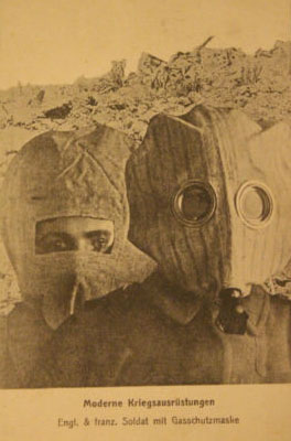 Early WW1 British Cloth Gas Mask - Has anyone got one ?