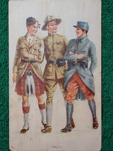 WWI period postcards