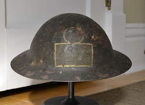 44th Battalion Brodie helmet