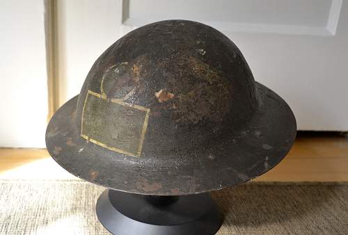 44th Battalion Brodie helmet